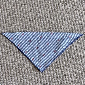 SUPER CUTE EMBROIDERY ANCHOR DOG BANDANA